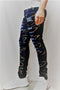 Men's Colour  YL Hand Painted  Skinny Fit Stretch Jean